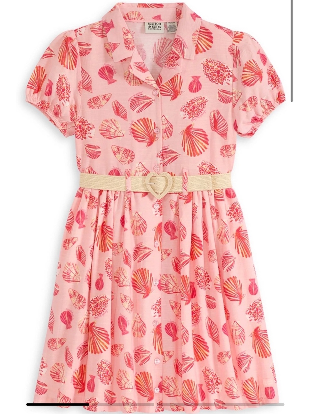 Scotch and Soda Girls Seashell Dress Size Medium